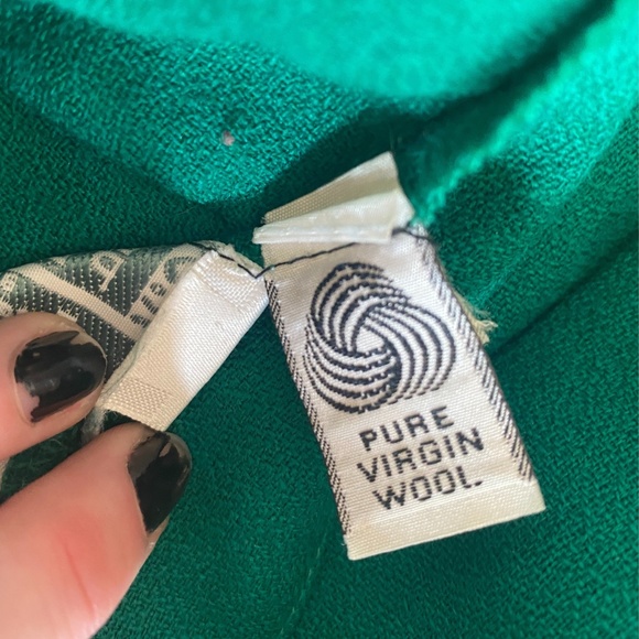 Vintage 1990s Pleated Wool Tennis Skirt Braemar by Jeremy Scott / 25" waist - Picture 9 of 9